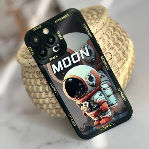 قاب موبایل شیائومی فضانورد سیاره ی ماه محافظ لنزدار