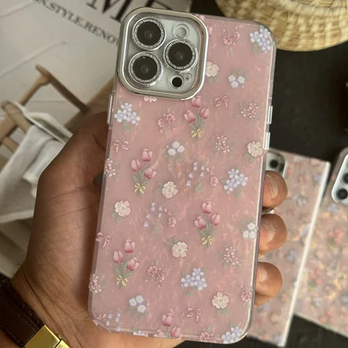 قاب موبایل آیفون انگلیش هوم صورتی