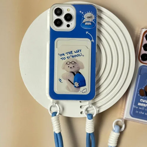 قاب جاکارتی سگ کوله دار با بند (کدC1805)