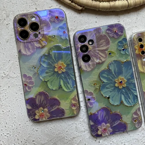 قاب گل یخی آیفون ، سامسونگ ، شیائومی کد 1