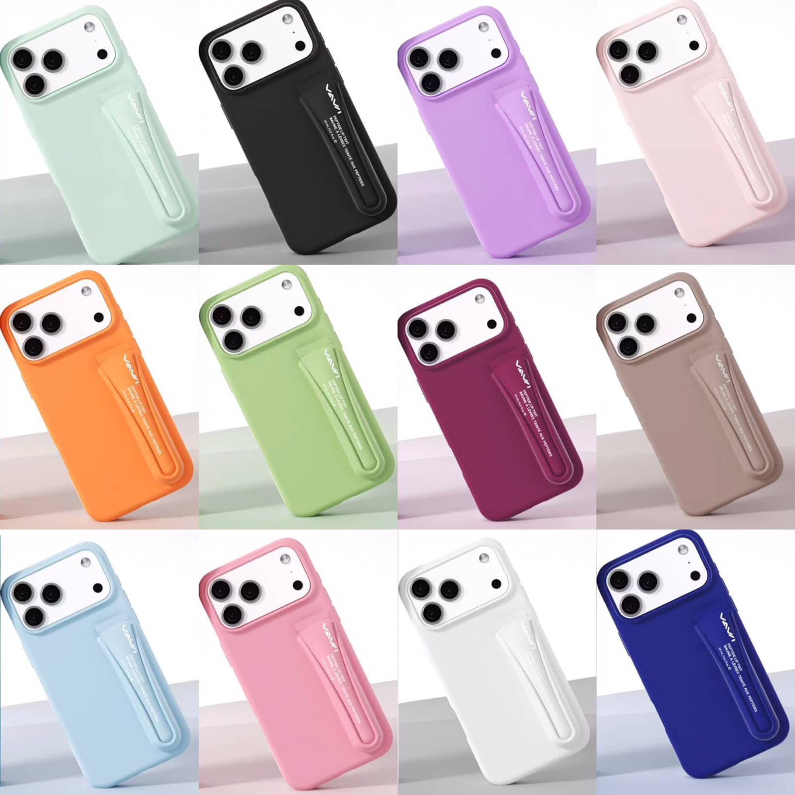 قاب واوی Vawi lipstick silicone case سری 17 آیفون (بدون لیپ تینت)