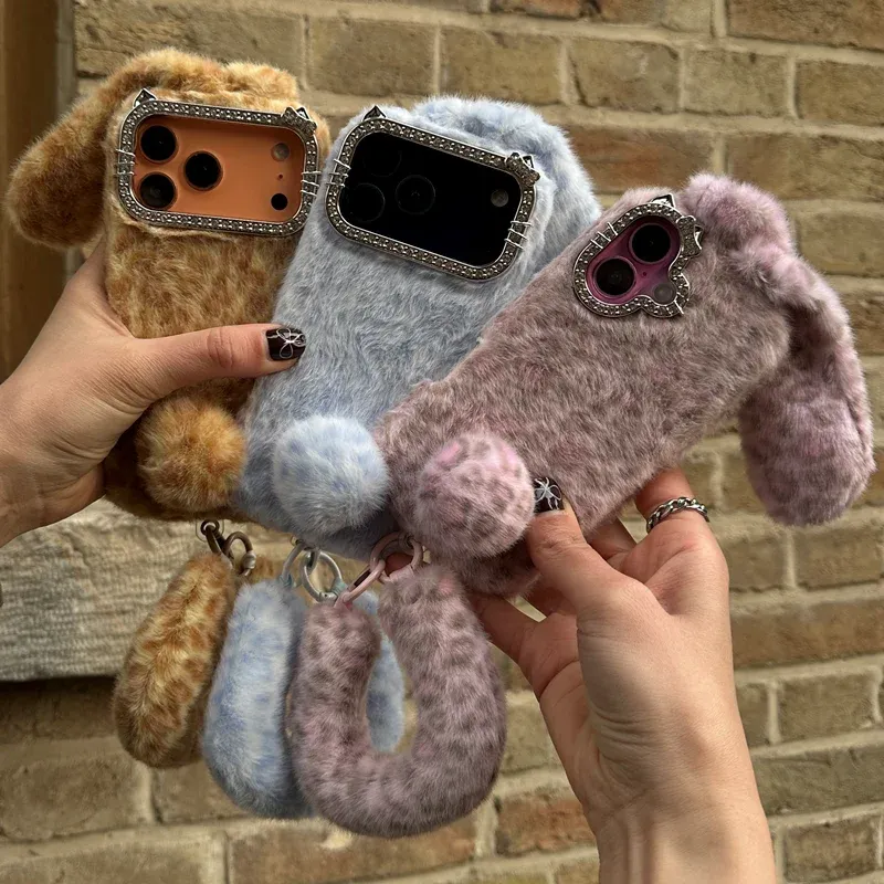 قاب گوشی خرگوش پشمالو C4393(بند جداگانه ثبت شود)