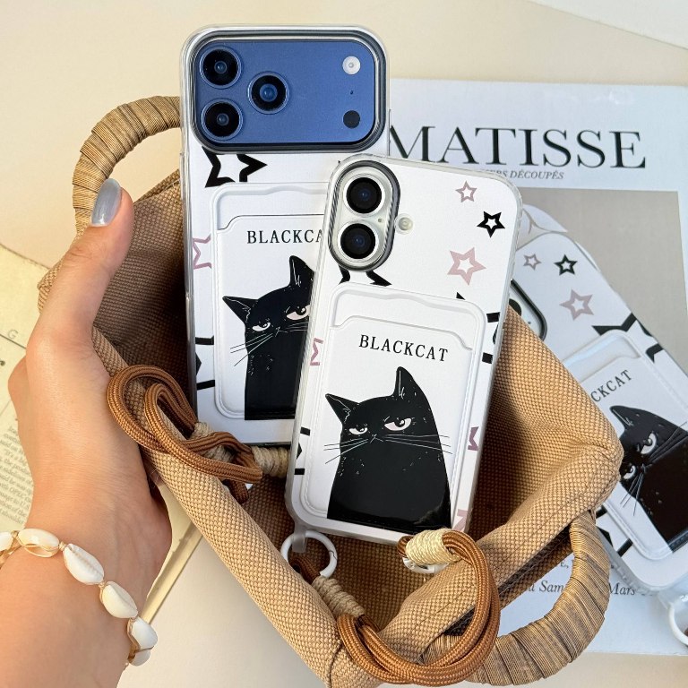قاب Black Cat جاکارتی دار (کدC2266