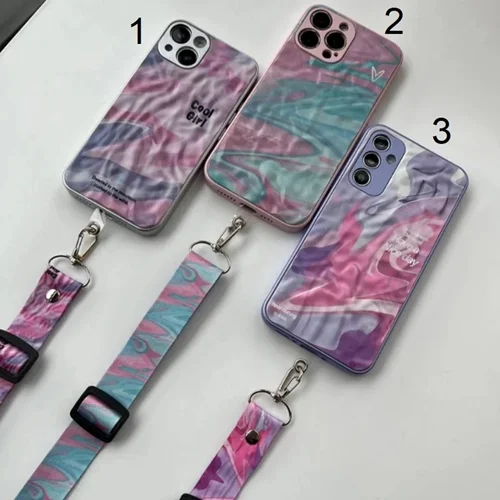 قاب آدامسی به همراه بند هدیه آیفون