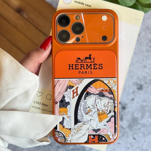 قاب گوشی آیفون HERMES LENS (کدC2189)