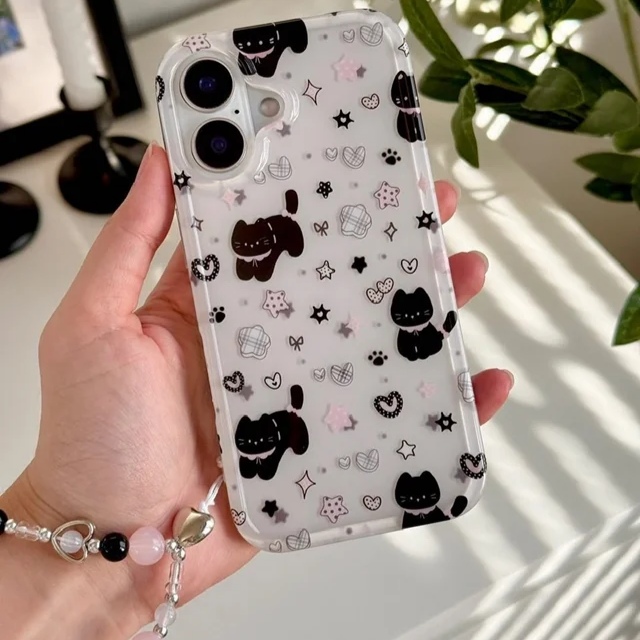 قاب Baby Cat با آویز آیفونی (کدC2045)