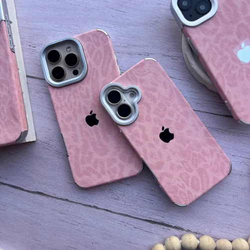 قاب گوشی آیفون pinkleopard