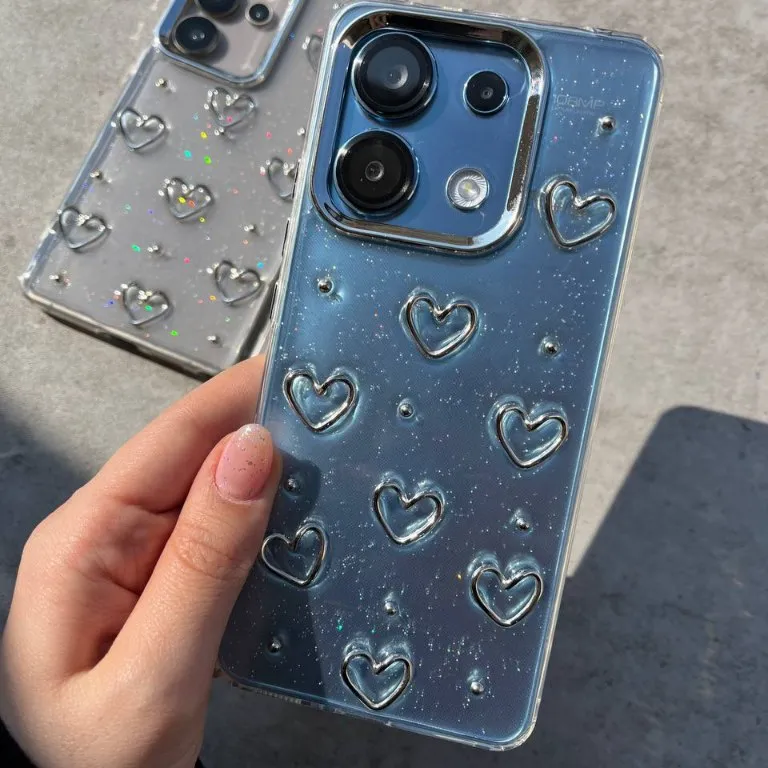 قاب شاین رزینی طرح قلب سری شیائومی