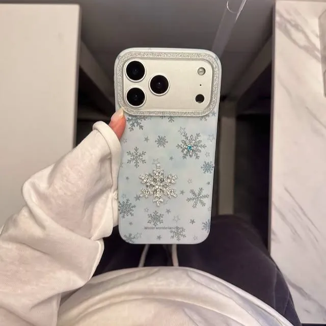 قاب برف و ستاره آیفون (کدC2194)