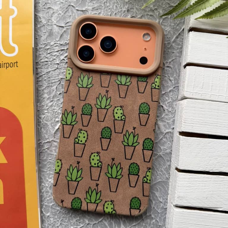قاب کاکتوس مخملی آیفون