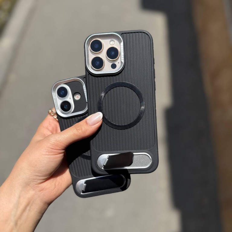 گارد گوشی CASE PRO مگ سیف ساپورت همراه با گلس لنز ست