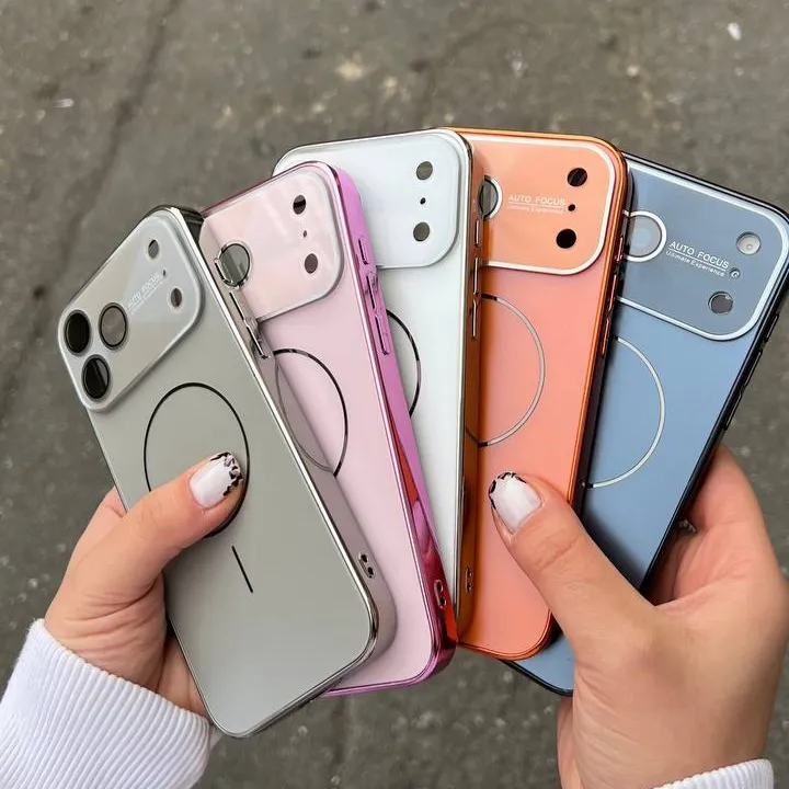 کاور گوشی آیفونAUTO FOCCUS دارای گلس محافظ دوربین