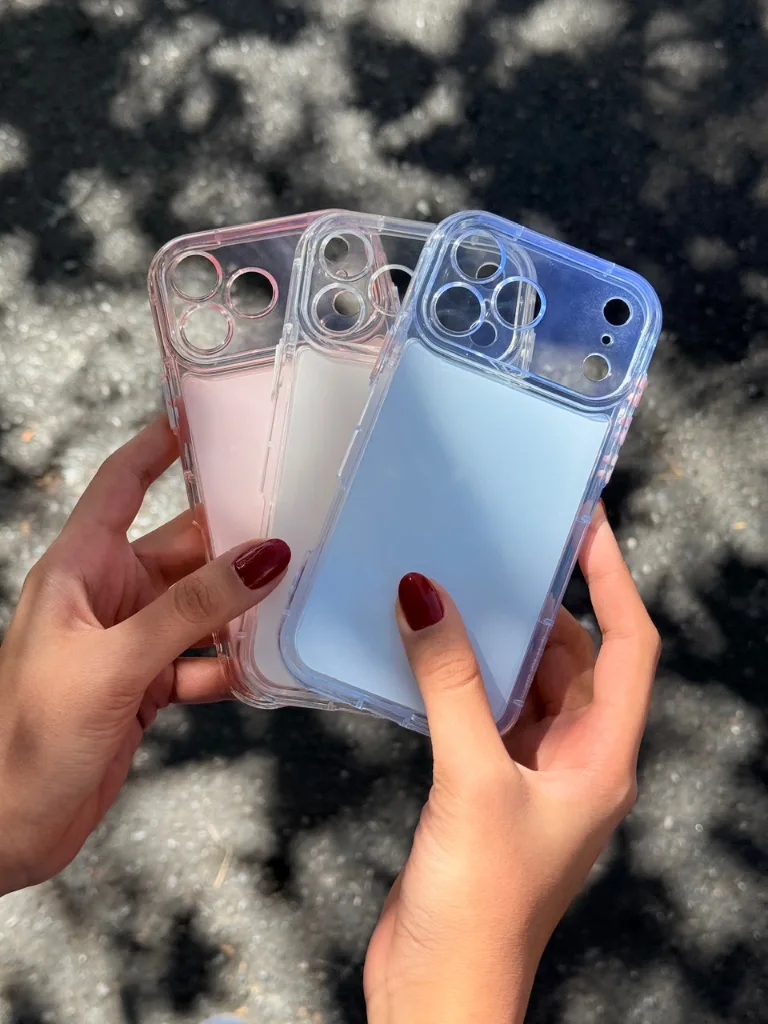 قاب گوشی آیفون پاستلی کریستالی (کدC2326)