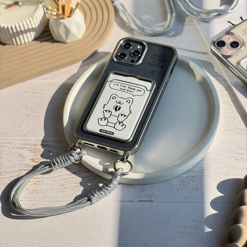 قاب سگ جا کارتی دار GOOD THINGS WILL HAPPEN (کدC1891)