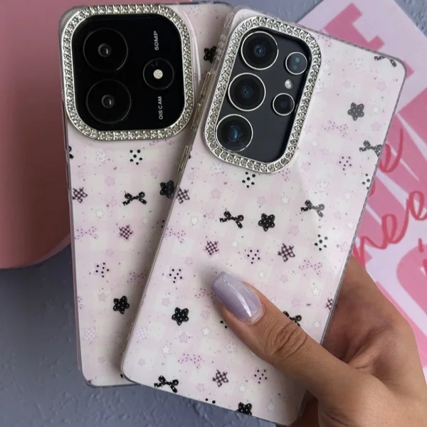 قاب Kawaii Pink Star سامسونگ و شیائومی (کدC2216)