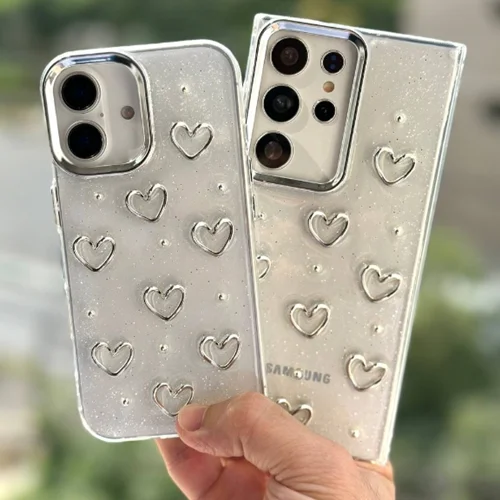 کاور گوشی قلب شاینی(آیفون، سامسونگ ، شیائومی)