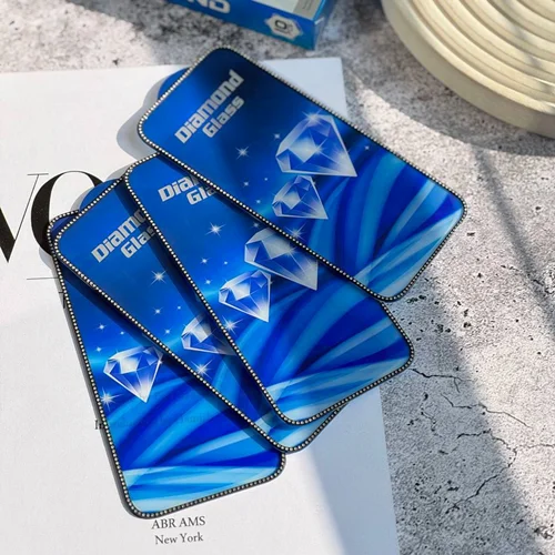 گلس دیاموندنگین دار شیشه ای آیفونDIAMOND (کدa0192)