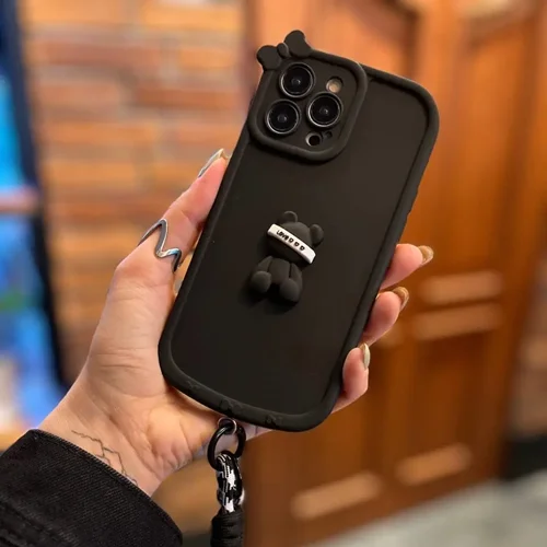 قاب بچه عاشق آیفون baby love رنگ مشکی