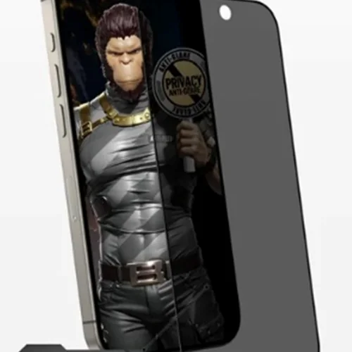 گلس صفحه آیفون BLUEO full cover anti-peep matte glass iphone