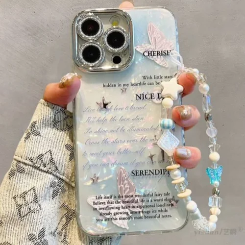 قاب موبایل آیفون پروانه فونتی بدون آویز