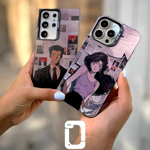 قاب گوشی آیفون So Cool انیمه پسر و دختر