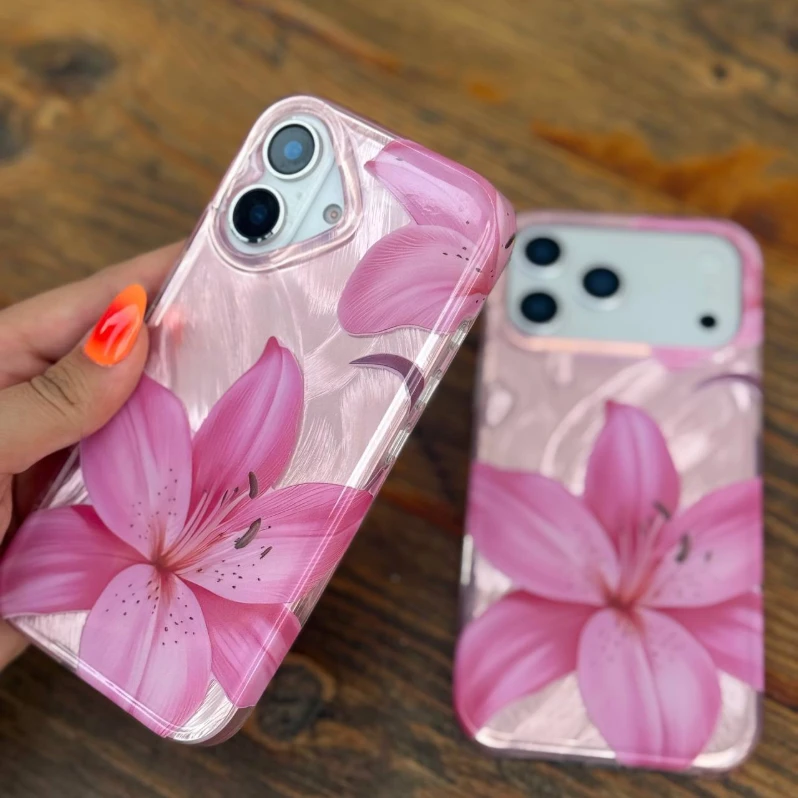 قاب گوشی آیفون Lily Pink