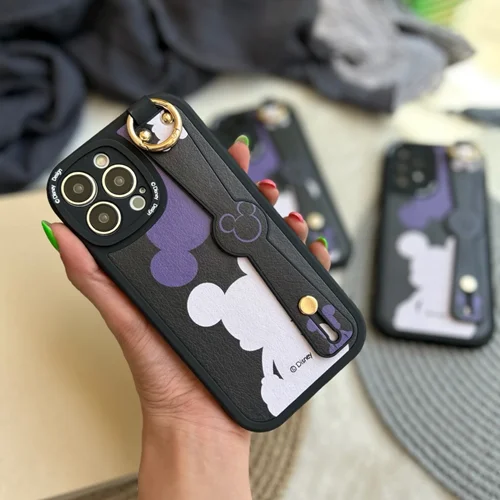 قاب گوشی Purple Mickey با بندآیفون (کدC1275)