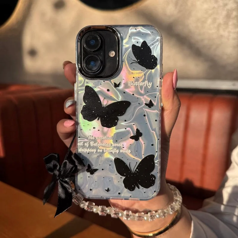 قاب black butterfly  بدون آویز کد 3926