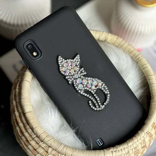 قاب موبایل آیفون بلک کت نگین دار