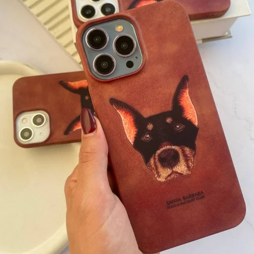 کیس Polo Curtis قهوه ای آیفون (C025)