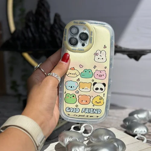 قاب گوشی آیفون Good Friend با آویز (کدC1828)
