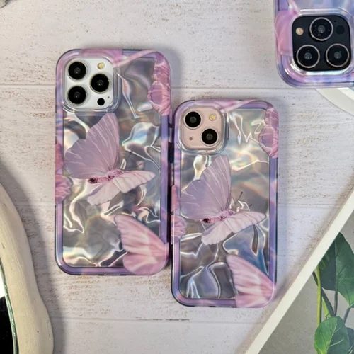 قاب گوشی آیفونHybrid Butterflies (کدC1791)