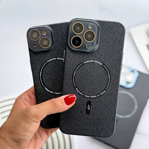 قاب گوشی آیفون مگنتیک بلک پترن (کدC1816)