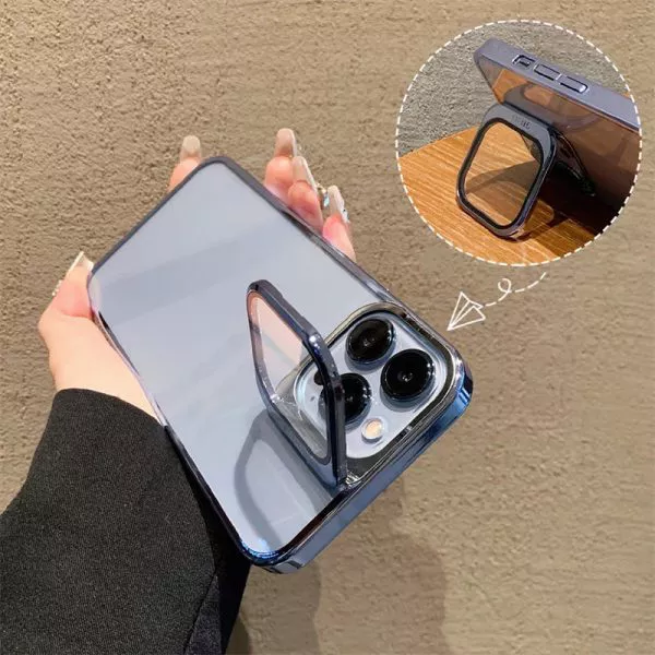 گارد لنز استندی شفاف دور آبی