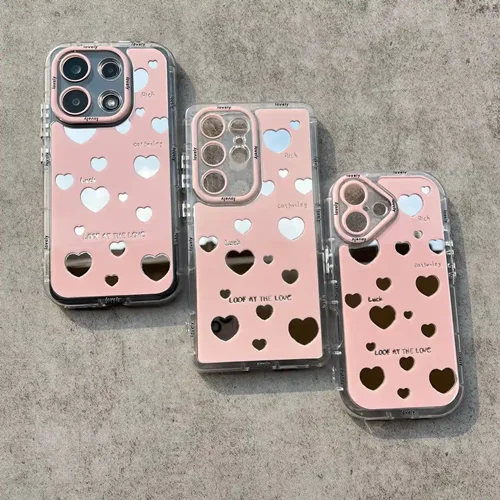 قاب آیینه ای pink love