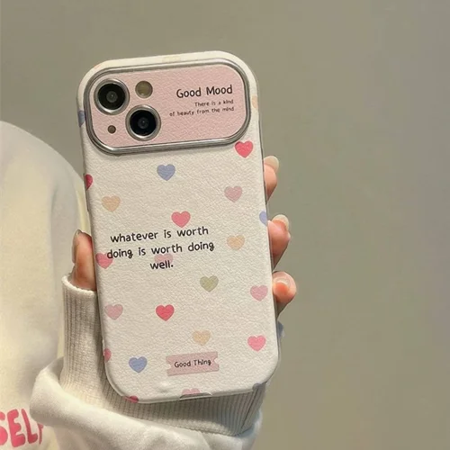 قاب موبایل آیفون قلب ریز حس خوب