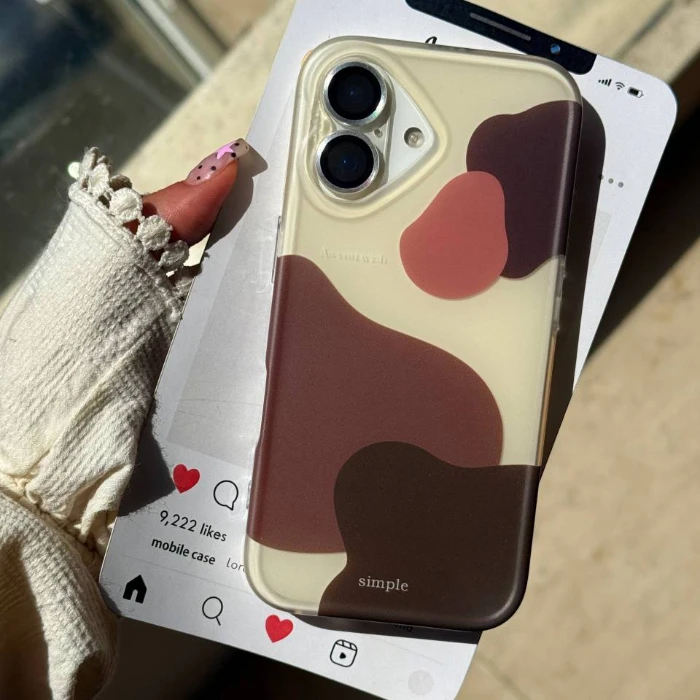 قاب گوشی آیفون Brown Marble