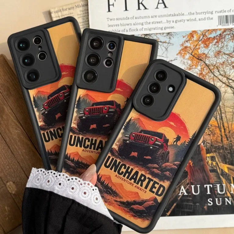 قاب Uncharted سامسونگ و شیائومی دارای محافظ لنز (کدC2177)