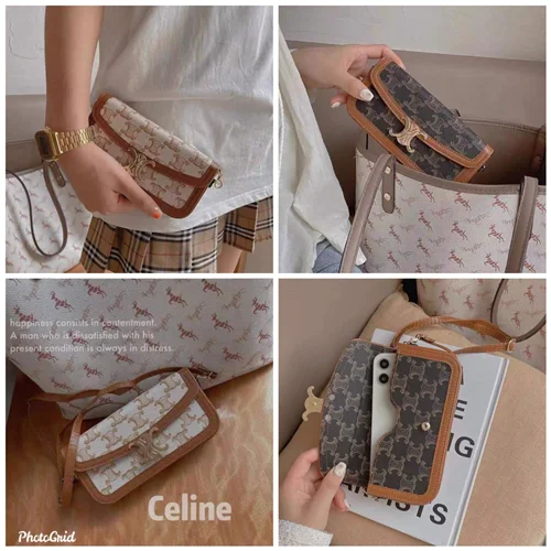 کیف و کاور گوشی Celine همراه بند