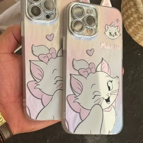 قاب موبایل آیفون گربه اشرافی شاینی