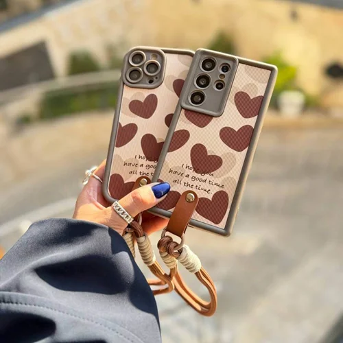 قاب قلب قهوه ای آیفون سامسونگ شیائومی (کدC1905)