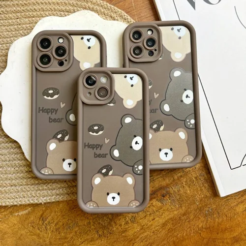 گارد گوشی آیفون سولید happy bear