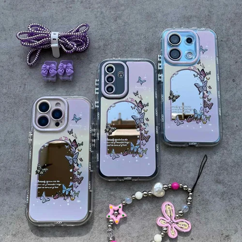 قاب آیینه ای پنجره پرواز پروانه ها