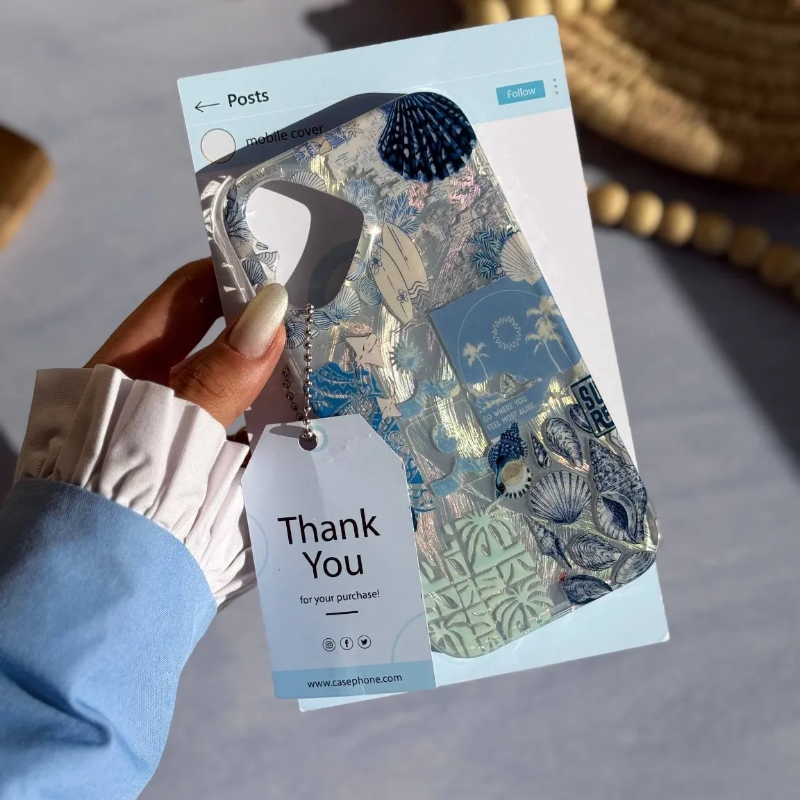 قاب ساحل آیفون (کدC2115)