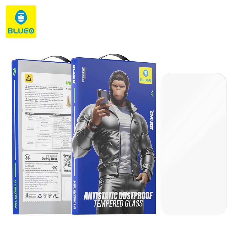 گلس ، محافظ صفحه بلو شفاف بدون حاشیه آیفون  (Full Clear No Border)