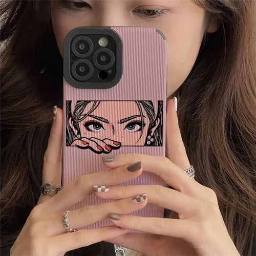 قاب گوشی آیفون انیمه دختر Girl Anime کبریتی