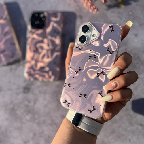 قاب موج دار صورتی پاپیون0