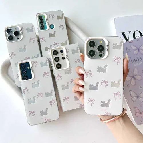 گارد گوشی  پاپیون و گربه