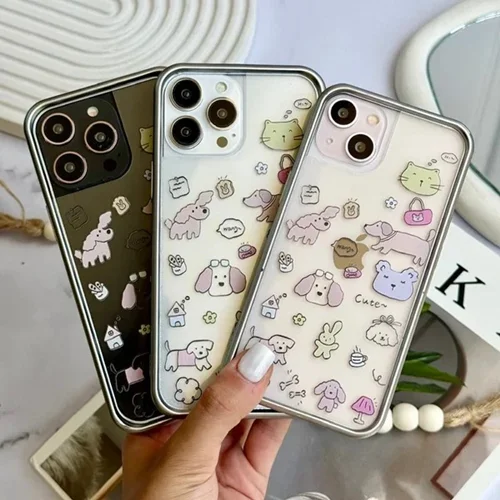 کاور گوشی نقاشی حیوانات آیفون(کدC1756)