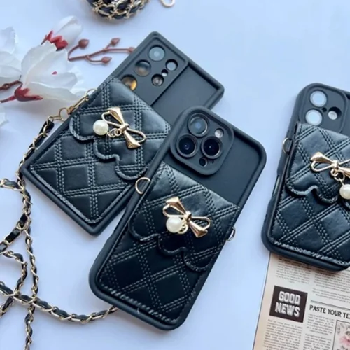قاب گوشی جاکارتی دار Chain & Bow by Cartier